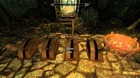 The barrow contains a word wall for the Whirlwind Sprint shout, guarded by the dragon priest Volsung. . Harmugstahl lever puzzle skyrim